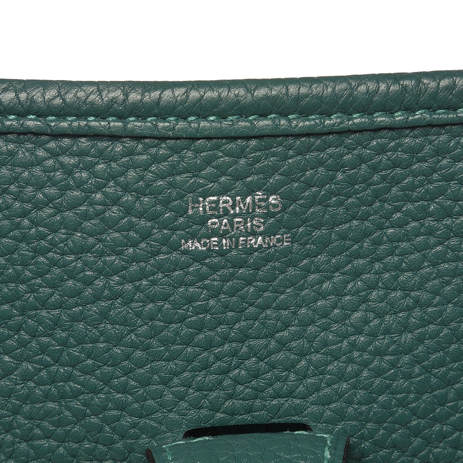 Hermes Taurillon Clemence Evelyne III GM Malachite Bleu Izmir 6 of 11