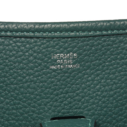 Hermes Taurillon Clemence Evelyne III GM Malachite Bleu Izmir 6 of 11