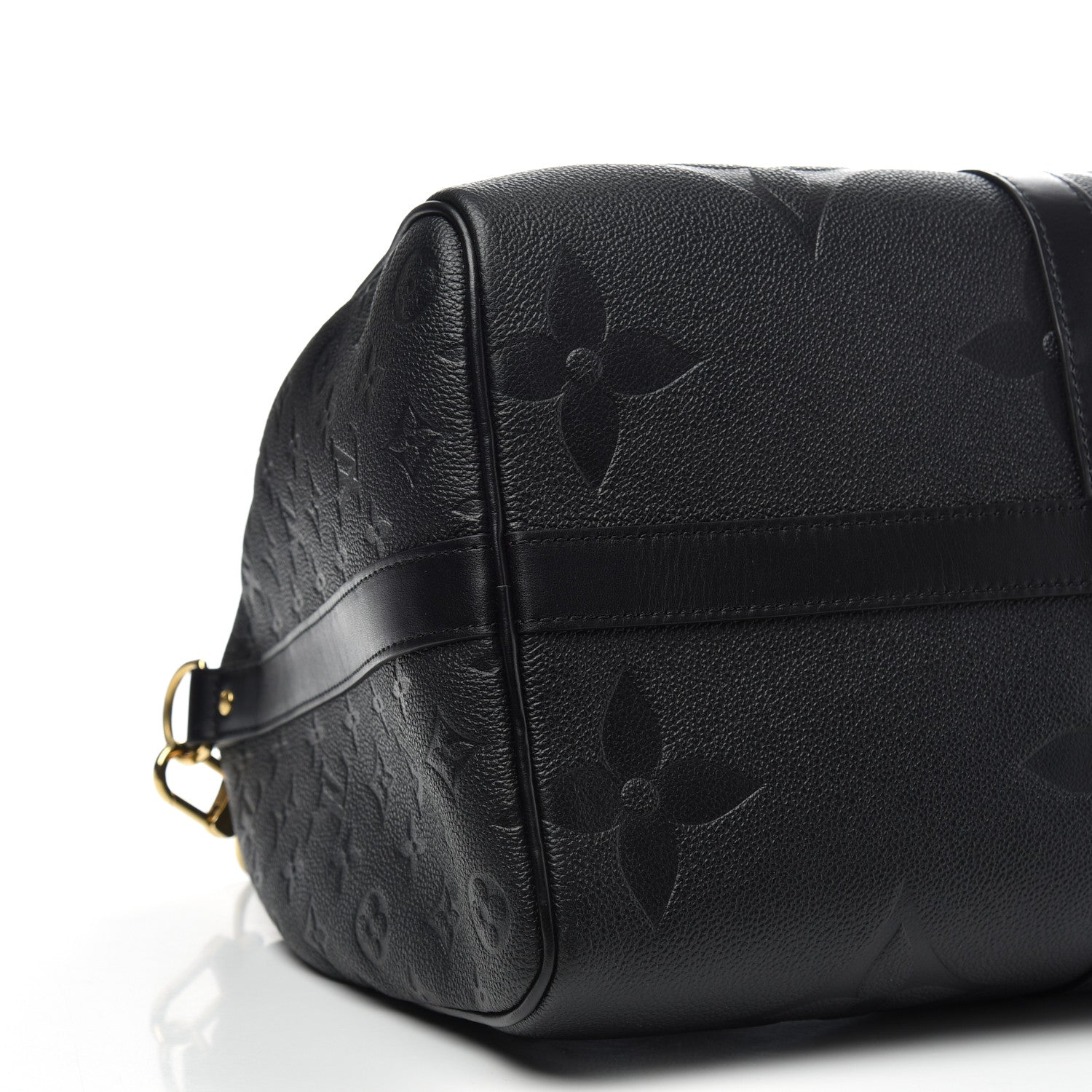 Louis Vuitton Empreinte Monogram Giant Keepall Bandouliere 45 Black 5 of 9
