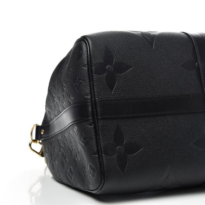 Louis Vuitton Empreinte Monogram Giant Keepall Bandouliere 45 Black 5 of 9
