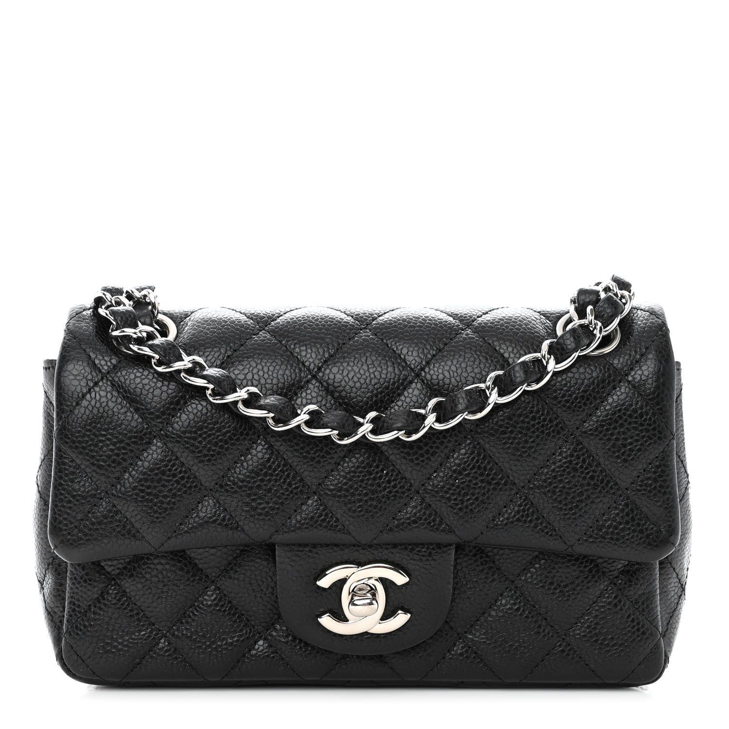 Chanel Caviar Quilted Mini Rectangular Flap Black 1 of 12
