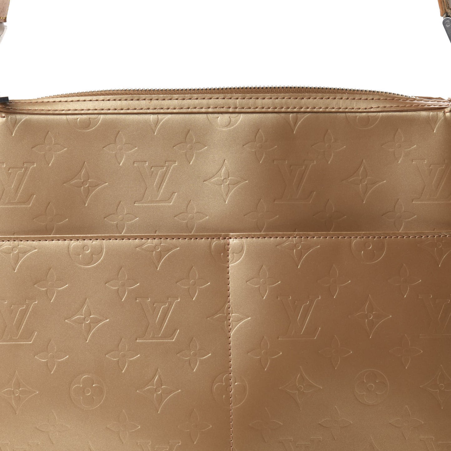 Mat Monogram Sutter Tote Ambre