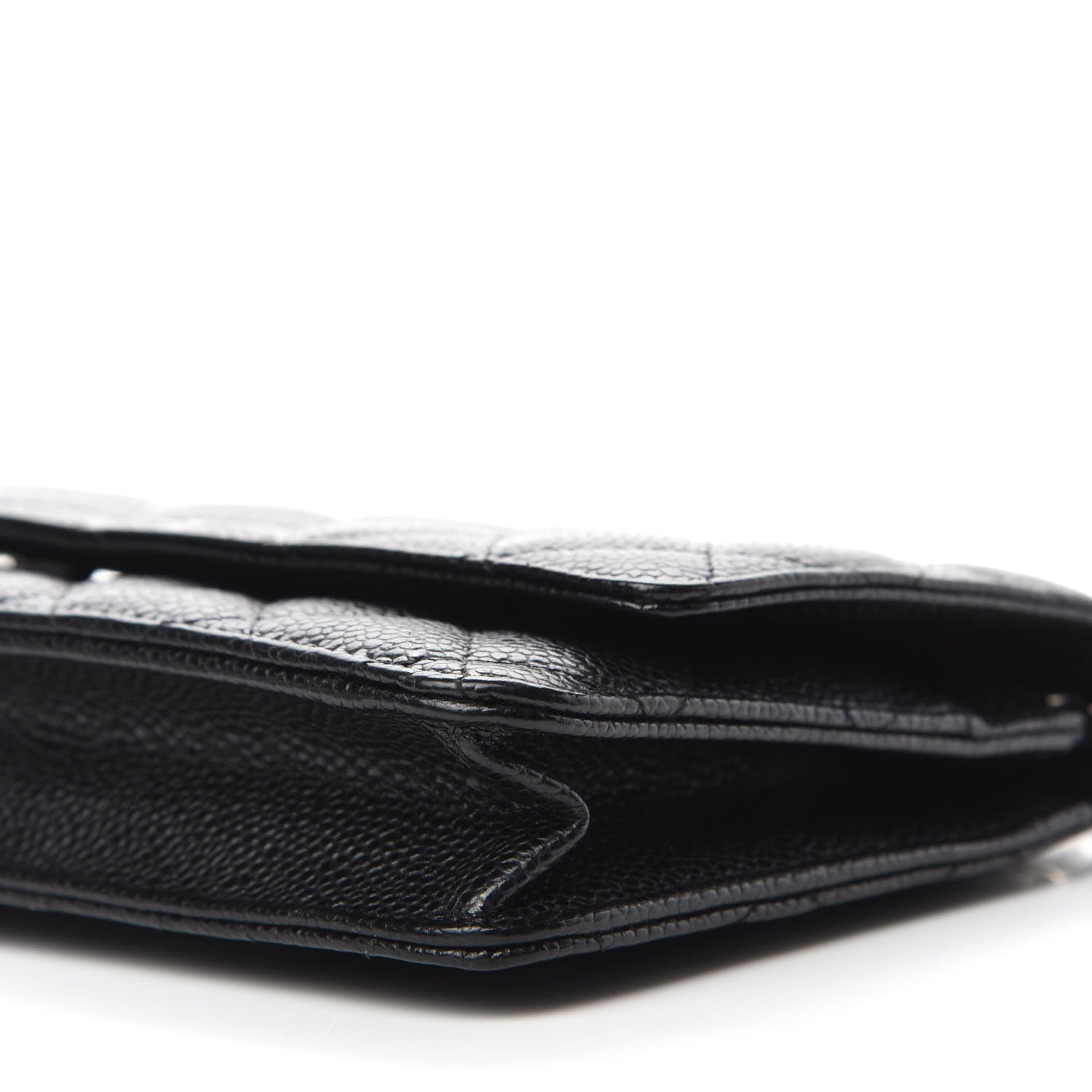 Chanel Caviar Quilted Wallet On Chain WOC Black 7 of 12