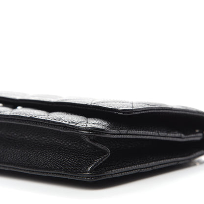 Chanel Caviar Quilted Wallet On Chain WOC Black 7 of 12
