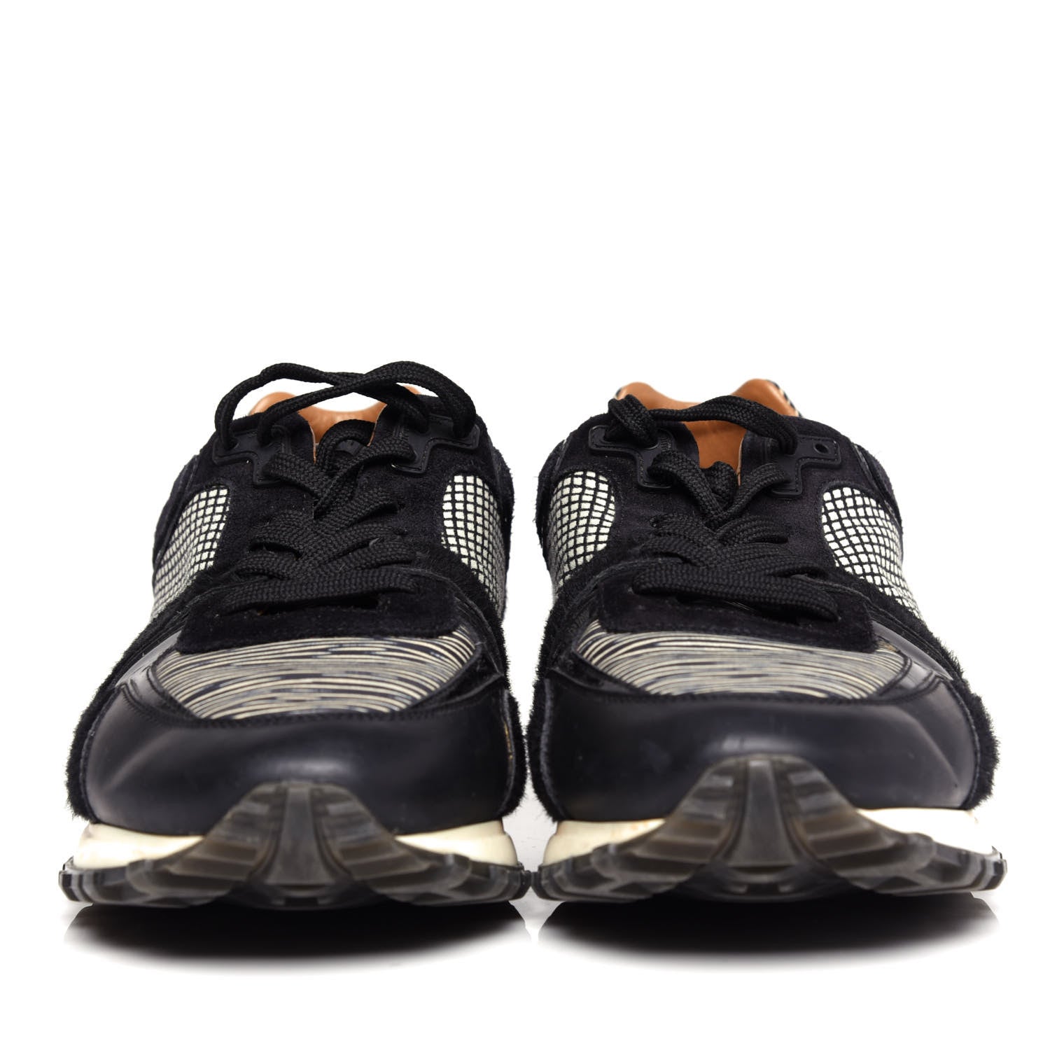 Louis Vuitton Suede Printed Run Away Sneakers 37.5 2 of 9