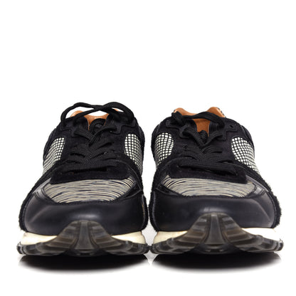 Louis Vuitton Suede Printed Run Away Sneakers 37.5 2 of 9