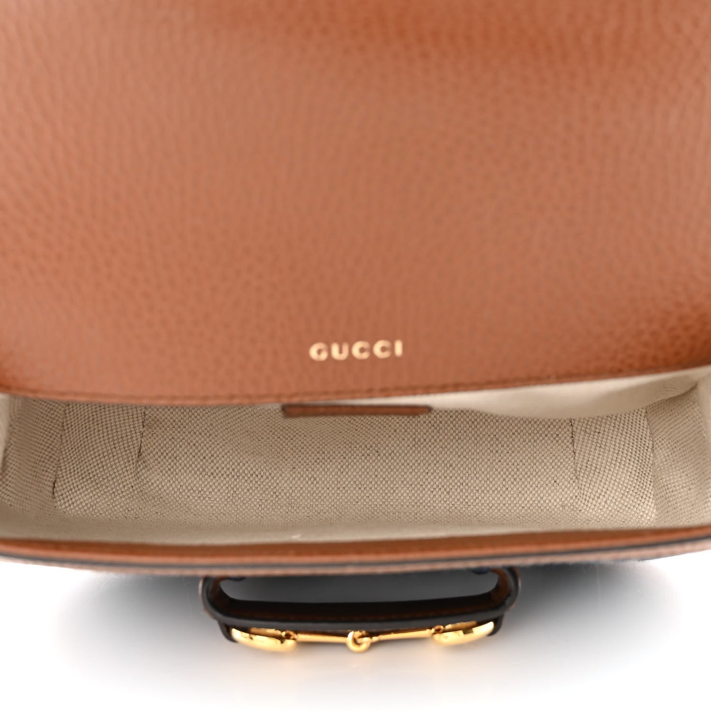 New Denim GG Monogram Dollar Calfskin Web Mini Horsebit 1955 Shoulder Bag Blue Tea Cuir Epilog