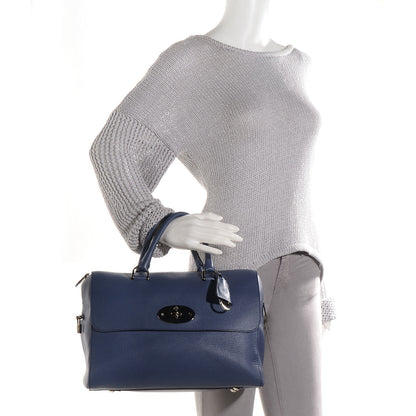 Mulberry Grainy Leather Large Del Rey Satchel Slate Blue 2 of 11