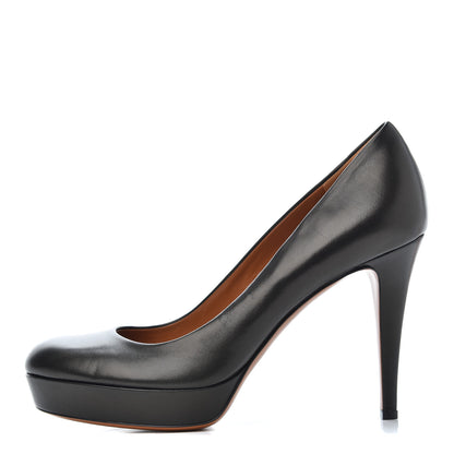 Gucci Nappa Betty Platform High Heel Pumps 37.5 Black 1 of 12