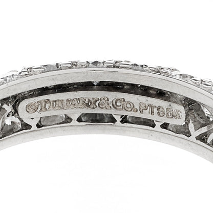 Tiffany Platinum Diamond Etoile Three-Row Band Ring 47 4 4 of 6