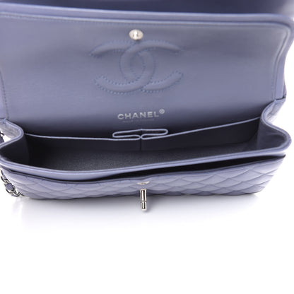Chanel Lambskin Quilted Medium Double Flap Light Purple 5 of 21