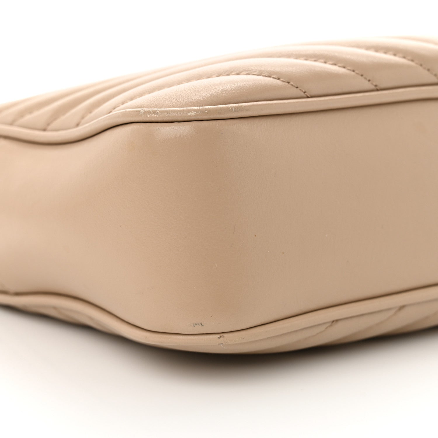 Saint Laurent Calfskin Matelasse Monogram Lou Camera Bag Dark Beige 9 of 17