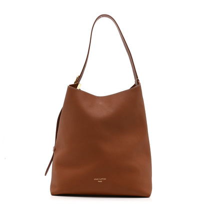 Louis Vuitton Grained Calfskin Low Key Hobo MM Cognac 1 of 10