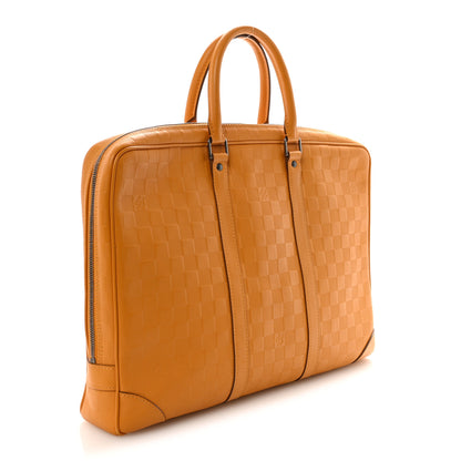 Louis Vuitton Damier Infini Porte-Documents Voyage Jaune 4 of 10