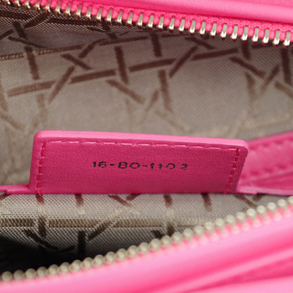 Christian Dior Lambskin Cannage Large Lady Dior Pink 7 of 7