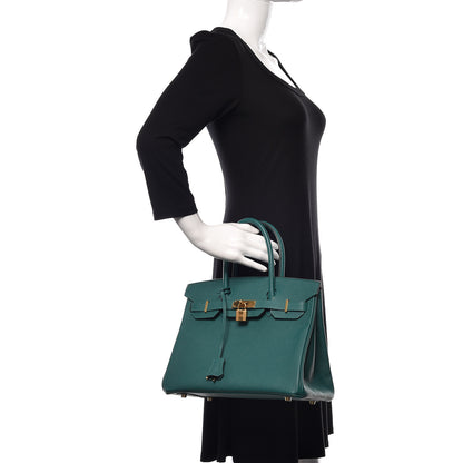 Hermes Epsom Birkin 30 Malachite 2 of 33