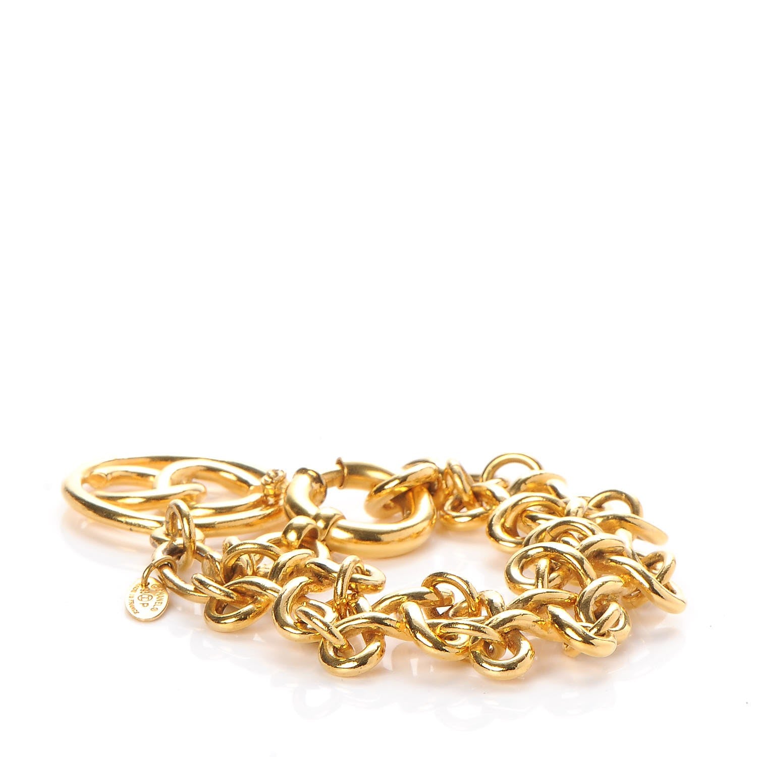 Chanel CC Chain Bracelet Gold 3 of 5