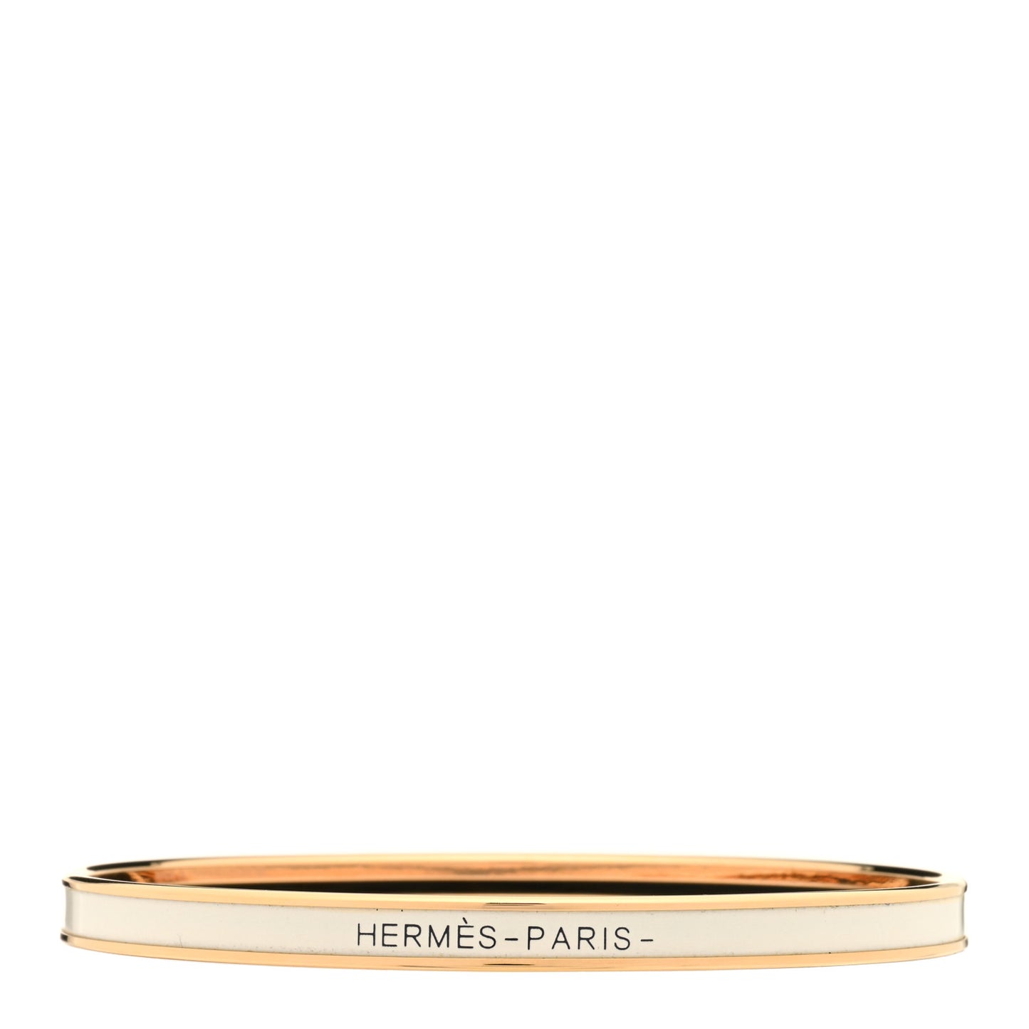 Enamel Uni Bangle 70 White