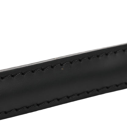 Louis Vuitton Calfskin 16mm Adjustable Shoulder Strap Black 5 of 5