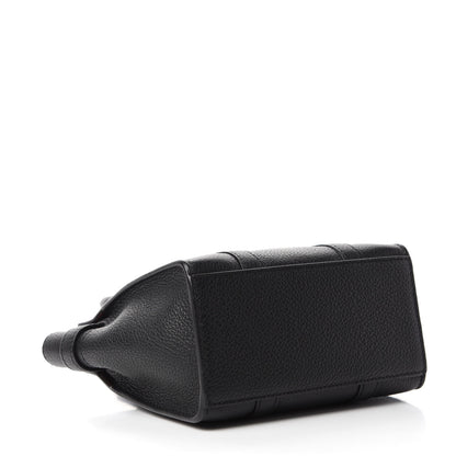 Mulberry Small Classic Grain Micro Bayswater Zip Tote Black 4 of 9