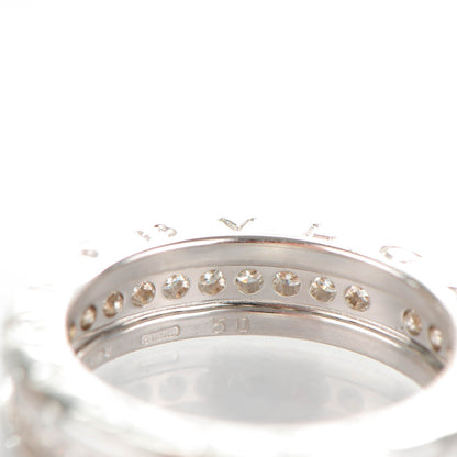 Bulgari 18K White Gold Diamond B.Zero1 Pave Ring 50 5.25 5 of 7