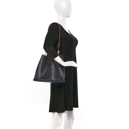 Louis Vuitton Empreinte Neonoe MM Marine Rouge 3 of 10