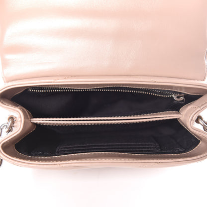 Saint Laurent Calfskin Y Quilted Monogram Toy Loulou Crossbody Bag Dark Beige 5 of 11