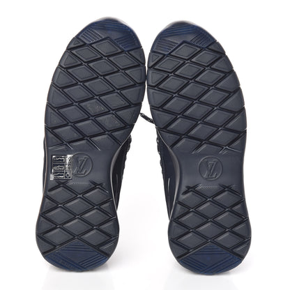 Louis Vuitton Neoprene Mesh Rubber Fastlane Low Sneakers 35 Marine 5 of 9