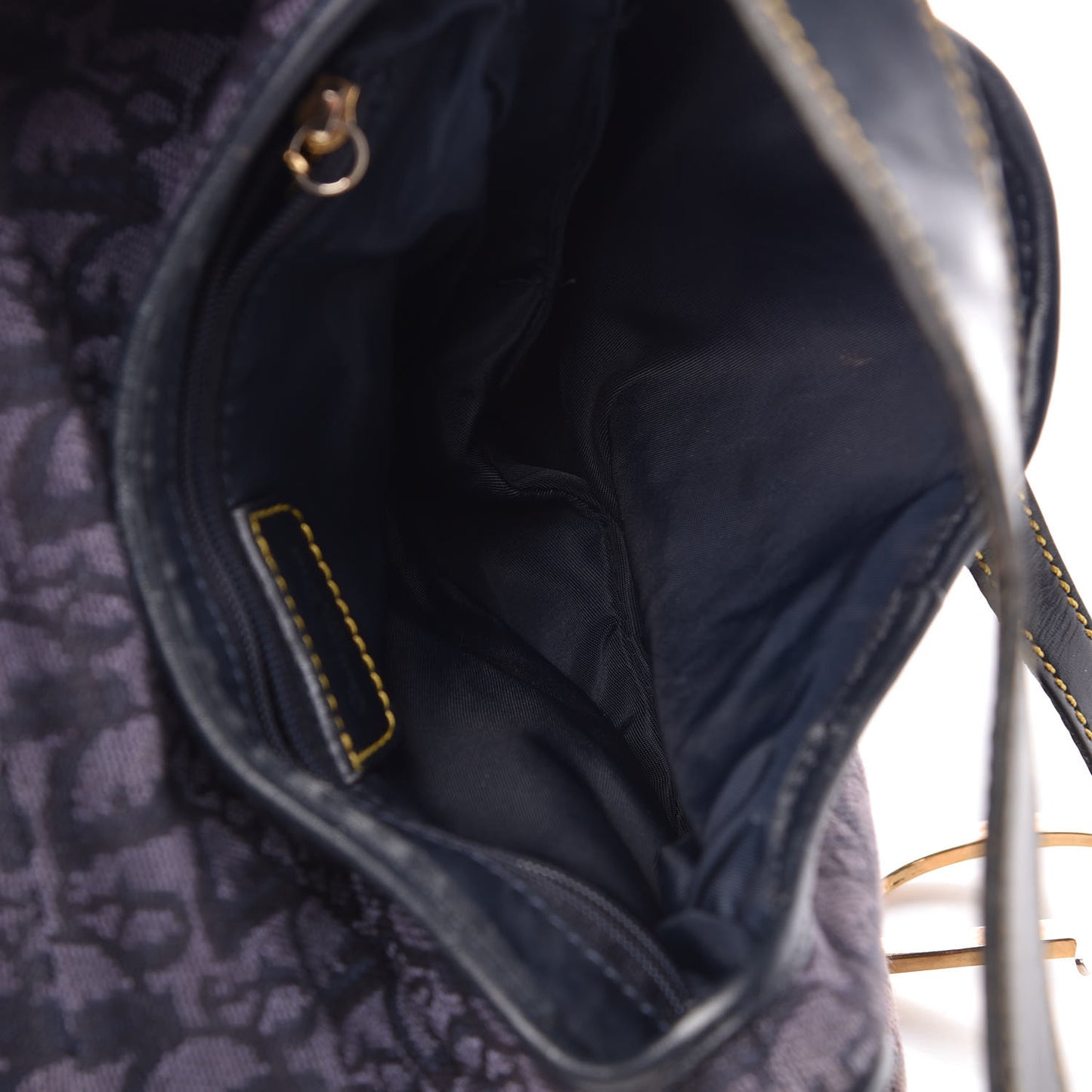 Monogram Saddle Bag Blue