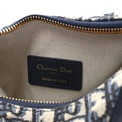 Christian Dior Oblique Jacquard Smooth Calfskin Mini D-Dream Blue 6 of 10