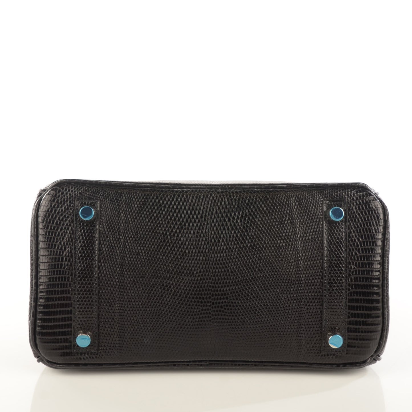 Shiny Lizard Birkin 25 Black