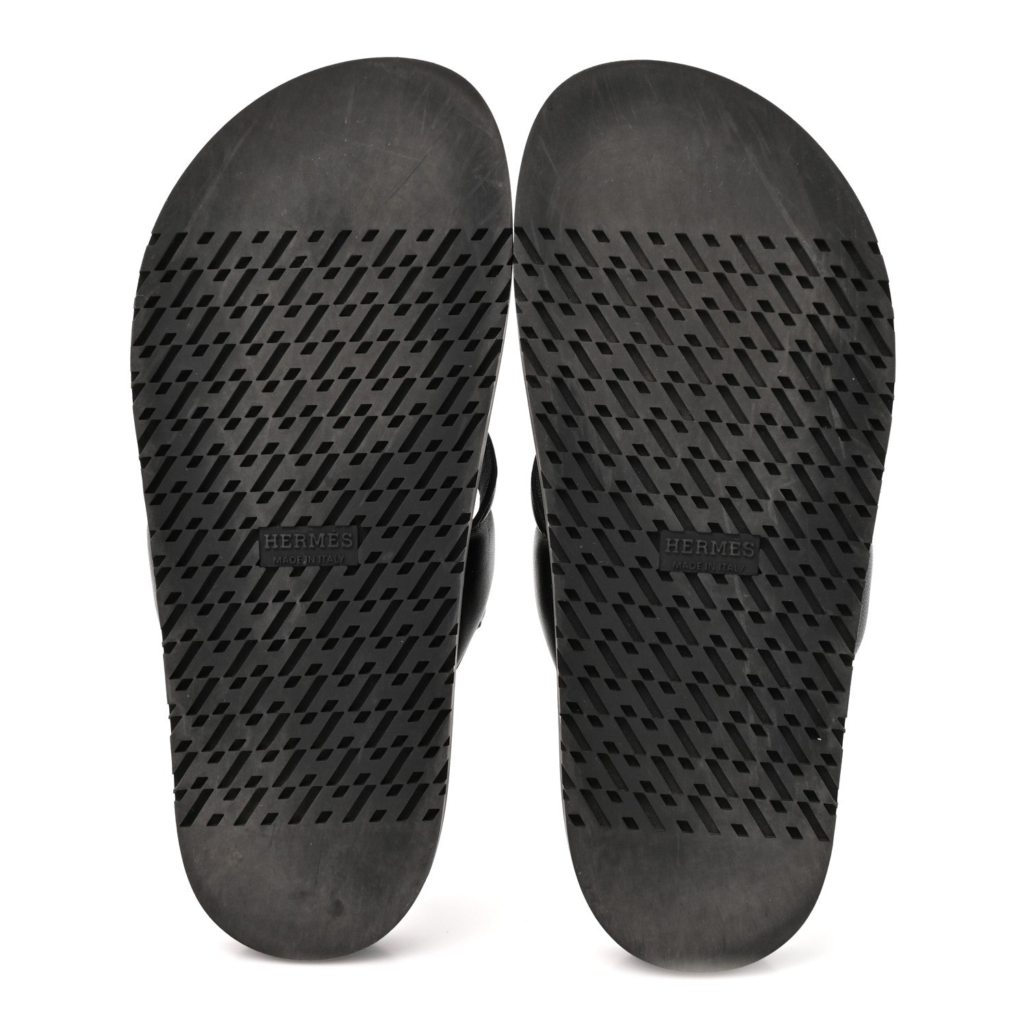 Hermes Nappa Extra Sandals 37 Black 6 of 9