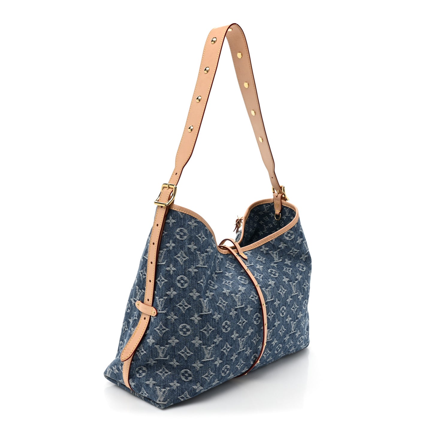 Monogram Denim CarryAll MM Blue