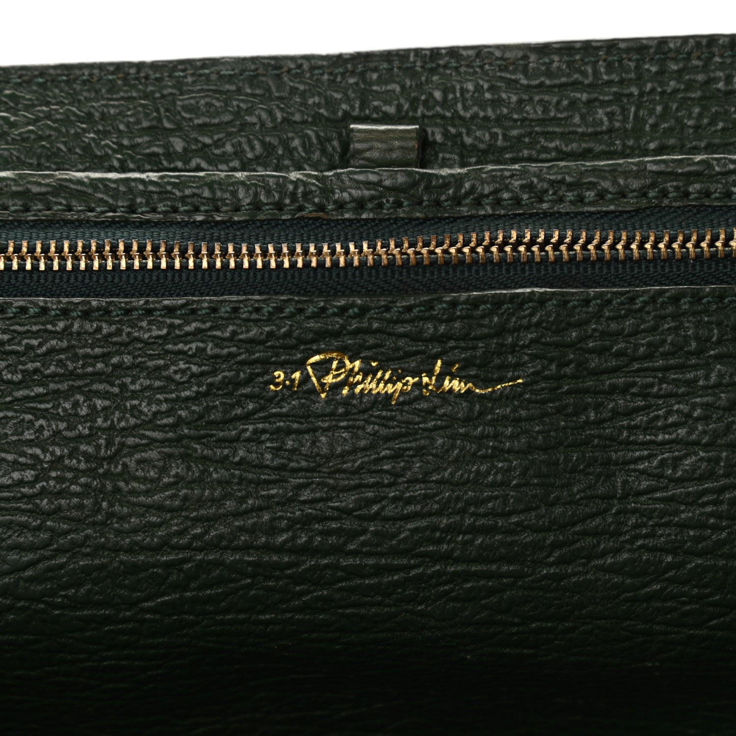 3.1 Phillip Lim Textured Calfskin Large Pashli Satchel Jade 6 of 11