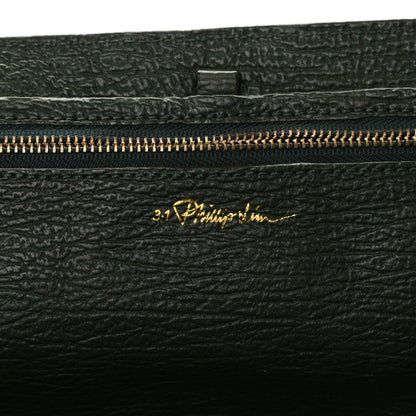 3.1 Phillip Lim Textured Calfskin Large Pashli Satchel Jade 6 of 11