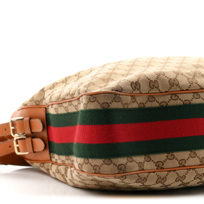 Gucci Monogram Medium Heritage Shoulder Bag Light Tobacco 8 of 10