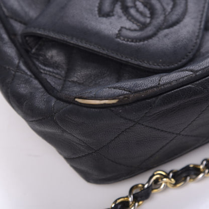 Chanel Lambskin Quilted Flap Tassel Camera Case Black 11 of 18
