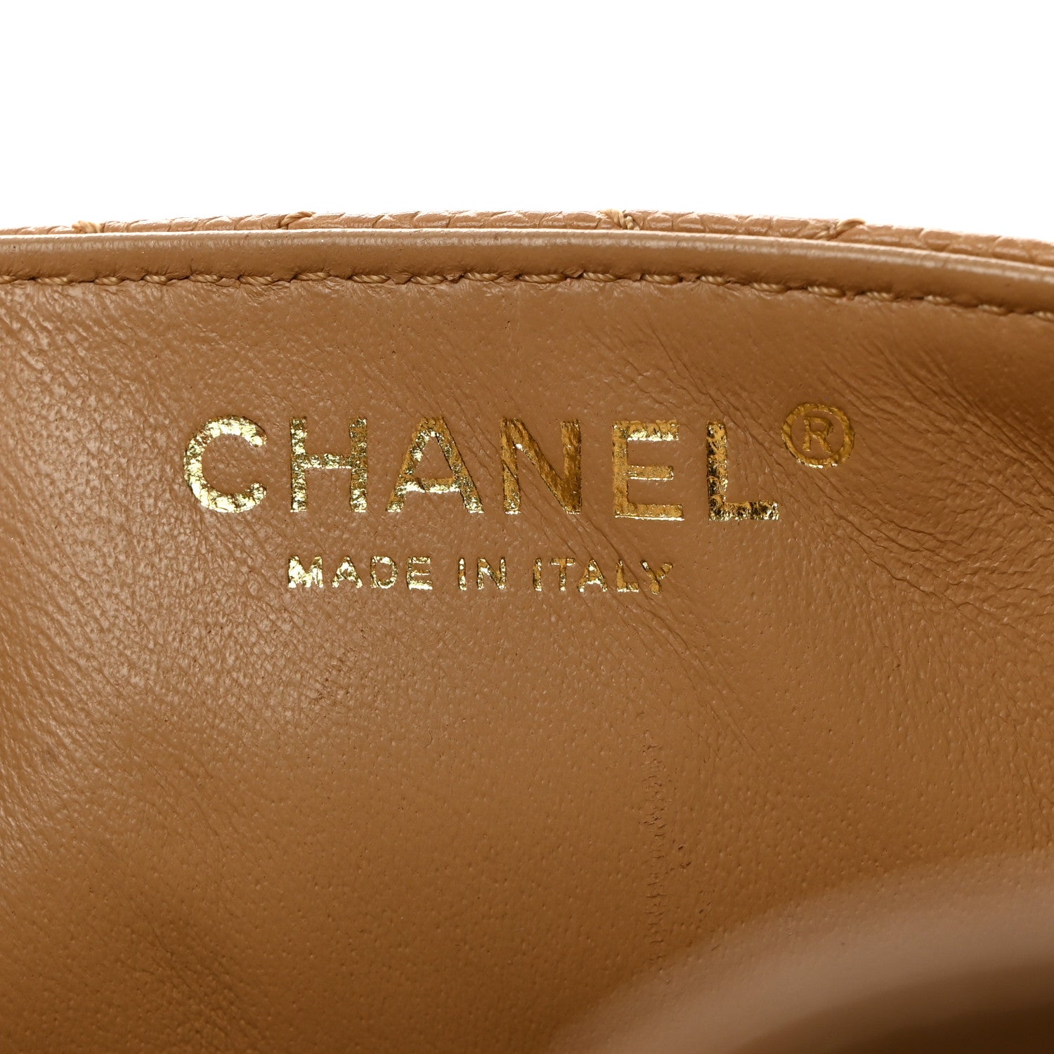 Chanel Caviar Quilted East West Flap Beige 6 of 10