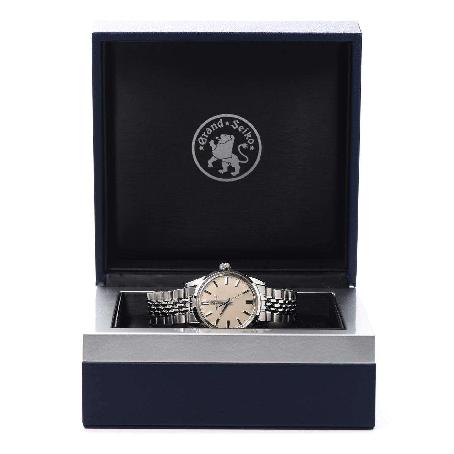 Stainless Steel 37mm Elegance Collection Manual Winding Watch Beige SBGW235