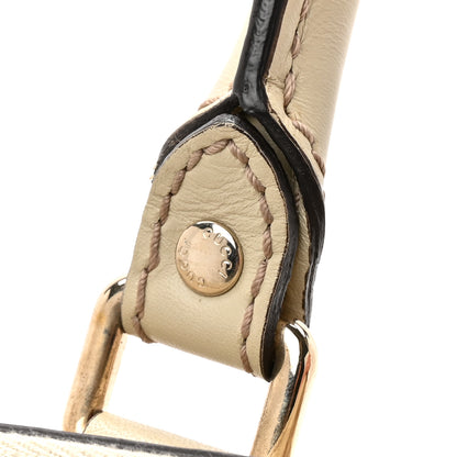 Gucci Monogram Margaux Calfskin Medium Sukey Top Handle Bag Beige Ebony Mystic White 11 of 11
