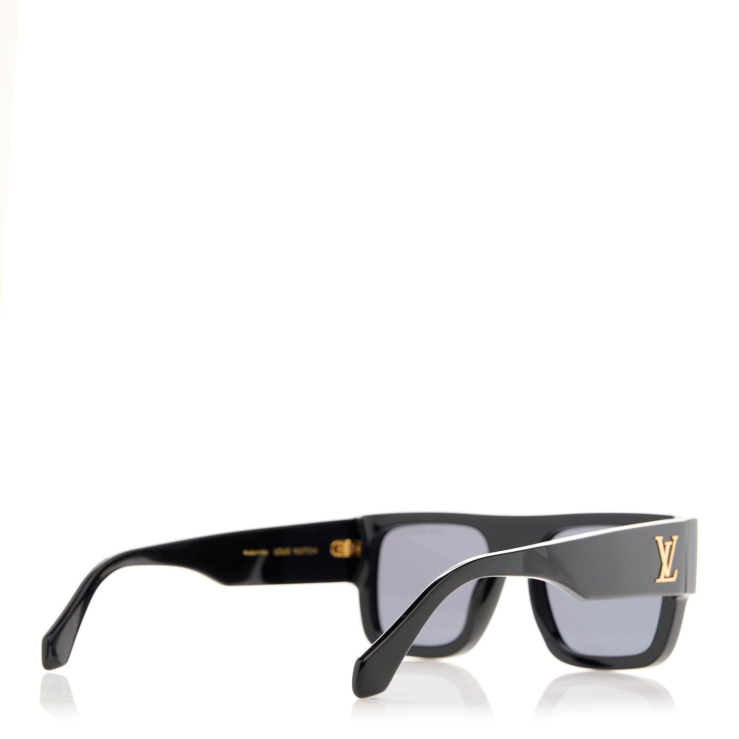 Louis Vuitton Acetate LV Clash Square Large Sunglasses Z2125W Black 4 of 8