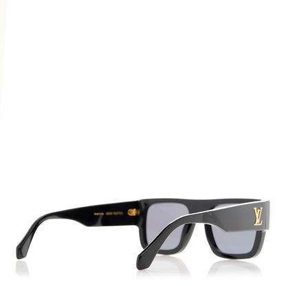 Louis Vuitton Acetate LV Clash Square Large Sunglasses Z2125W Black 4 of 8