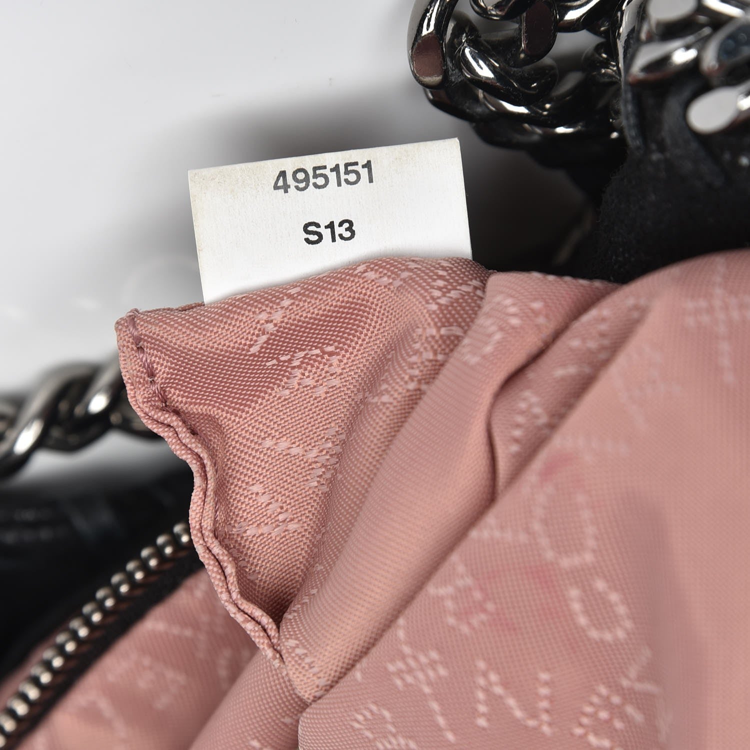 Stella McCartney Shaggy Deer Falabella Fold Over Tote Black 9 of 11