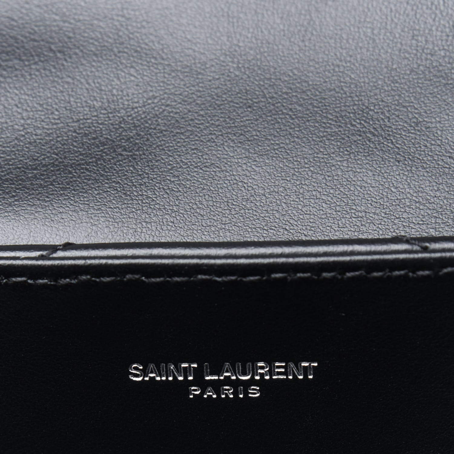 Saint Laurent Calfskin Y Quilted Monogram Small Loulou Chain Satchel Black 5 of 12