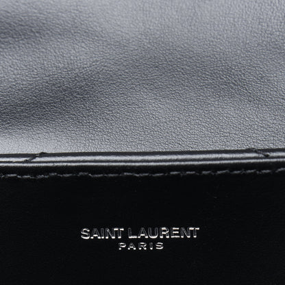 Saint Laurent Calfskin Y Quilted Monogram Small Loulou Chain Satchel Black 5 of 12