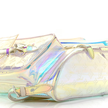 Louis Vuitton PVC Monogram Christopher Backpack GM Iridescent Prism 9 of 12