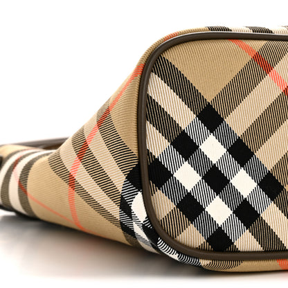 Burberry Nova Check Mini Bucket Bag Beige 17 of 21
