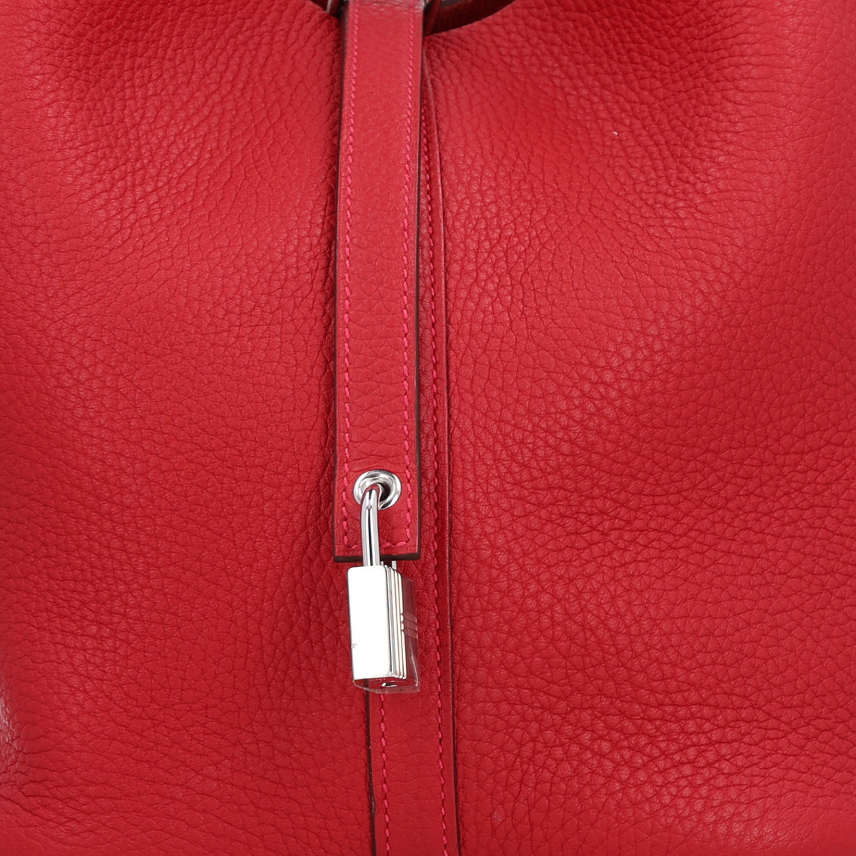 Hermes Taurillon Clemence Picotin Lock 22 MM Rouge Casaque 8 of 10