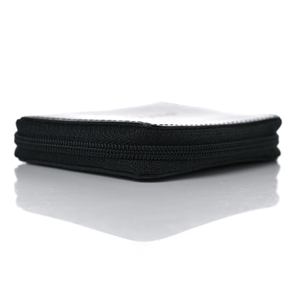 Gucci Calfskin Logo Embossed Zip Around Coin Wallet Black 8 of 11
