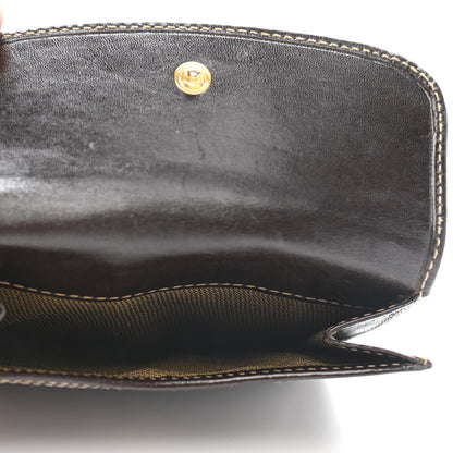 Fendi Zucca Calfskin Compact Wallet Tobacco 6 of 14
